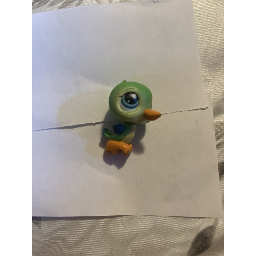 Littlest Pet Shop LPS Authentic Hasbro #208 Green Hummingbird